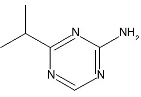 4-HYDRAZINO-6-ISOPROPYL-1,3,5-TRIAZIN-2-AMINE structure, CAS 175204-77-0