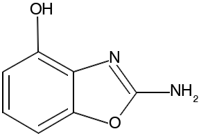 4-HYDROXY-2-AMINOBENZOXAZOL structure, CAS 98549-92-9
