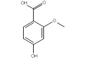 4-HYDROXY-2-METHOXYBENZOIC ACID structure, CAS 90111-34-5