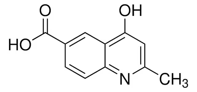 4-HYDROXY-2-METHYL-6-QUINOLINECARBOXYLIC ACID structure, CAS 103853-88-9
