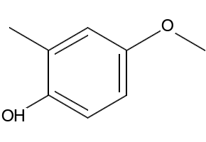 4-HYDROXY-3-METHYLANISOL structure, CAS 5307-05-1