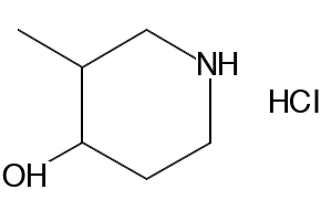 4-HYDROXY-3-METHYLPIPERIDINE HYDROCHLORIDE structure, CAS 1185293-84-8