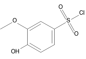 4-HYDROXY-3-NITROBENZENESULFONYL CHLORIDE structure, CAS 147682-51-7