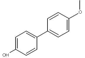 4-HYDROXY-4'-METHOXYBIPHENYL structure, CAS 16881-71-3