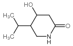 4-HYDROXY-5-ISOPROPYLPIPERIDIN-2-ONE structure, CAS 117713-48-1