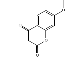 4-HYDROXY-7-METHOXYCOUMARIN structure, CAS 17575-15-4