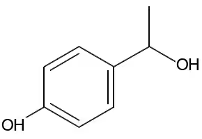 4-HYDROXYPHENYLMETHYL CARBINOL structure, CAS 2380-91-8