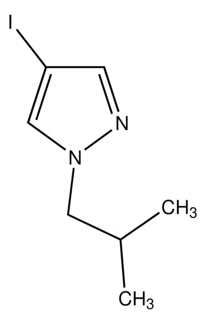4-IODO-1-ISOBUTYL-1H-PYRAZOLE structure, CAS 918487-09-9