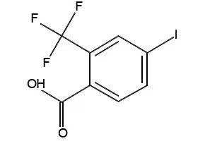 4-IODO-2-(TRIFLUOROMETHYL)BENZOIC ACID structure, CAS 954815-11-3