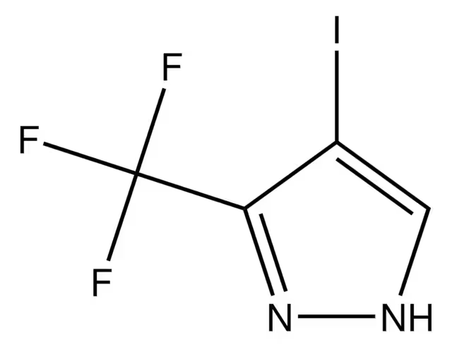 4-IODO-3-(TRIFLUOROMETHYL)-1H-PYRAZOLE structure, CAS 866638-72-4