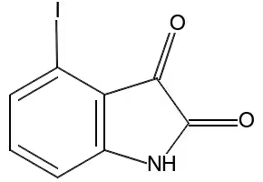 4-IODOINDOLINE-2,3-DIONE structure, CAS 20780-75-0