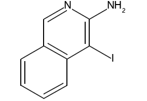 4-IODOISOQUINOLIN-3-AMINE structure, CAS 503089-88-1