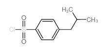 4-ISOBUTYLBENZENE-1-SULFONYL CHLORIDE structure, CAS 339370-45-5