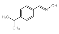 4-ISOPROPYLBENZALDEHYDE OXIME structure, CAS 13372-80-0