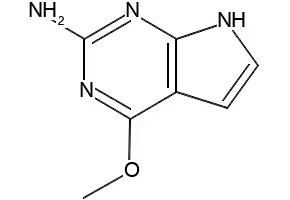 4-METHOXY-1H-PYRROLO[2,3-D]PYRIMIDIN-2-AMINE structure, CAS 84955-32-8