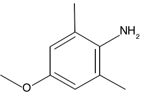 4-METHOXY-2,6-DIMETHYLANILINE structure, CAS 34743-49-2