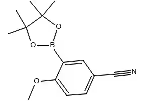 4-METHOXY-3-(4,4,5,5-TETRAMETHYL-1,3,2-DIOXABOROLAN-2-YL)BENZONITRILE structure, CAS 706820-96-4