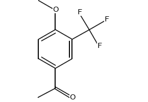 4-METHOXY-3-(TRIFLUOROMETHYL)ACETOPHENONE structure, CAS 149105-10-2