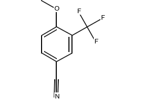 4-METHOXY-3-(TRIFLUOROMETHYL)BENZONITRILE structure, CAS 261951-87-5