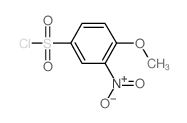 4-METHOXY-3-NITROBENZENE-1-SULFONYL CHLORIDE structure, CAS 22117-79-9