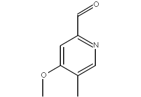 4-METHOXY-5-METHYLPICOLINALDEHYDE structure, CAS 959617-10-8