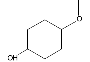 4-METHOXYCYCLOHEXANOL structure, CAS 18068-06-9