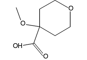 4-METHOXYTETRAHYDRO-2H-PYRAN-4-CARBOXYLIC ACID structure, CAS 1010836-49-3