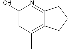 4-METHYL-1,5,6,7-TETRAHYDRO-2H-CYCLOPENTA[B]-PYRIDIN-2-ONE structure, CAS 20594-30-3