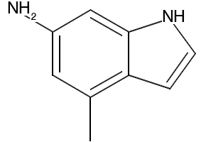 4-METHYL-1H-INDOL-6-AMINE structure, CAS 139121-40-7