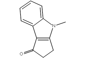 4-METHYL-2,3-DIHYDROCYCLOPENTA[B]INDOL-1(4H)-ONE structure, CAS 56776-26-6