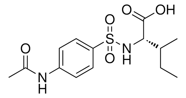 4-METHYL-2-(3-(TRIFLUOROMETHYL)PHENYLSULFONAMIDO)PENTANOIC ACID structure, CAS 251097-65-1