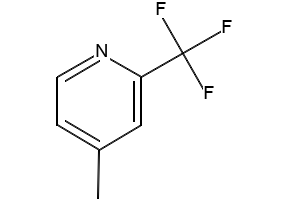 4-METHYL-2-(TRIFLUOROMETHYL)PYRIDINE structure, CAS 1620-79-7
