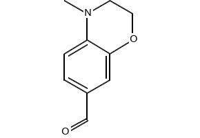 4-METHYL-3,4-DIHYDRO-2H-BENZO[B][1,4]OXAZINE-7-CARBALDEHYDE structure, CAS 141103-93-7