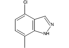 4-METHYL-7-NITRO-1H-INDAZOLE structure, CAS 104103-06-2