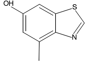 4-METHYLBENZO[D]THIAZOL-6-OL structure, CAS 1190317-27-1