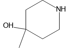 4-METHYLPIPERIDIN-4-OL structure, CAS 3970-68-1