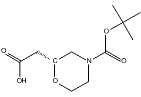 4-MORPHOLIN-4-YL-2-NITROBENZOIC ACID structure, CAS 404010-98-6