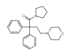 4-MORPHOLINO-2,2-DIPHENYL-1-(PYRROLIDIN-1-YL)BUTAN-1-ONE structure, CAS 1767-88-0