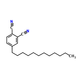 4-N-DODECYLOXYPHTHALONITRILE structure, CAS 161082-75-3