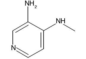 4-N-METHYLPYRIDINE-3,4-DIAMINE structure, CAS 1839-17-4