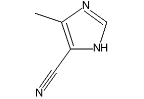 4-NITRO-1H-IMIDAZOLE-5-CARBONITRILE structure, CAS 208510-03-6
