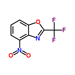 4-NITRO-2-(TRIFLUOROMETHYL)BENZO[D]OXAZOLE structure, CAS 573759-00-9