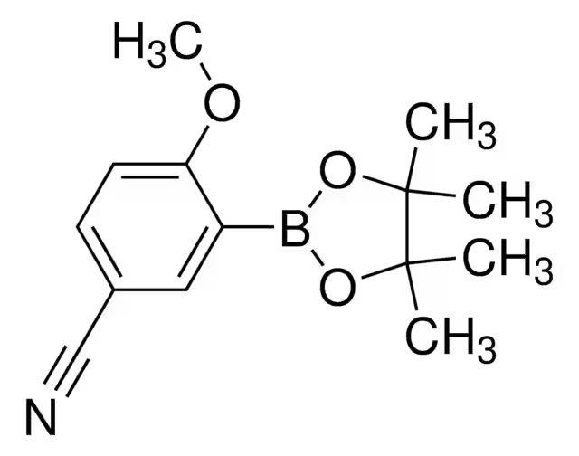 4-NITRO-3-(4,4,5,5-TETRAMETHYL-1,3,2-DIOXABOROLAN-2-YL)BENZONITRILE structure, CAS 1218791-27-5