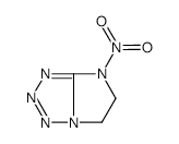 4-NITRO-5,6-DIHYDRO-4H-IMIDAZO[1,2-D]TETRAZOLE structure, CAS 117039-77-7