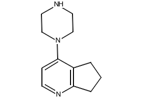 4-NITRO-6,7-DIHYDRO-5H-CYCLOPENTA[B]PYRIDINE 1-OXIDE structure, CAS 126259-73-2