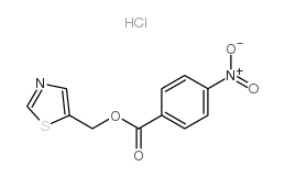 4-NITROPHENYL (THIAZOL-5-YLMETHYL) CARBONATE HYDROCHLORIDE structure, CAS 154212-59-6