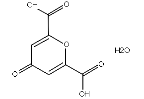 4-OXO-1,4-DIHYDROPYRIDINE-2,6-DICARBOXYLIC ACID HYDRATE structure, CAS 199926-39-1