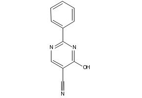 4-OXO-2-PHENYL-1,4-DIHYDROPYRIMIDINE-5-CARBONITRILE structure, CAS 27058-48-6