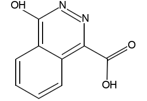4-OXO-3,4-DIHYDROPHTHALAZINE-1-CARBOXYLIC ACID structure, CAS 3260-44-4