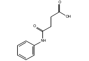 4-OXO-4-(PHENYLAMINO)BUTANOIC ACID structure, CAS 102-14-7